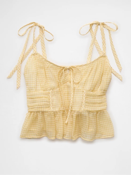 American Eagle Outfitters Tops - american eagle corset peplum top